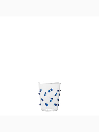 Party Tumbler Junior, Blue Dots (Set of 6), Zafferano