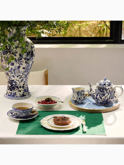 Pivoines Bleues Dessert Plate, Gien (2)