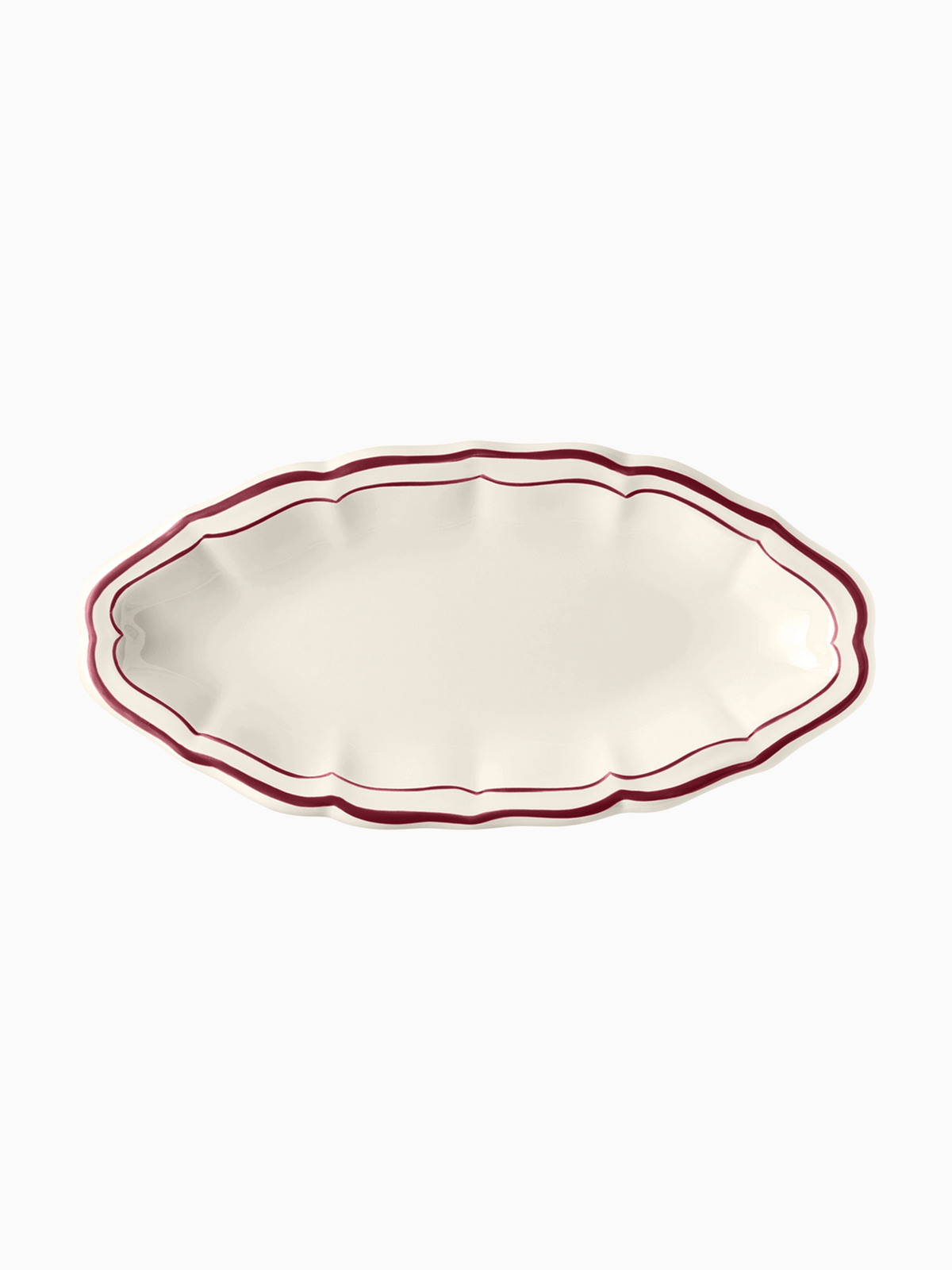 Filet Pickle Dish, Burgundy, Gien