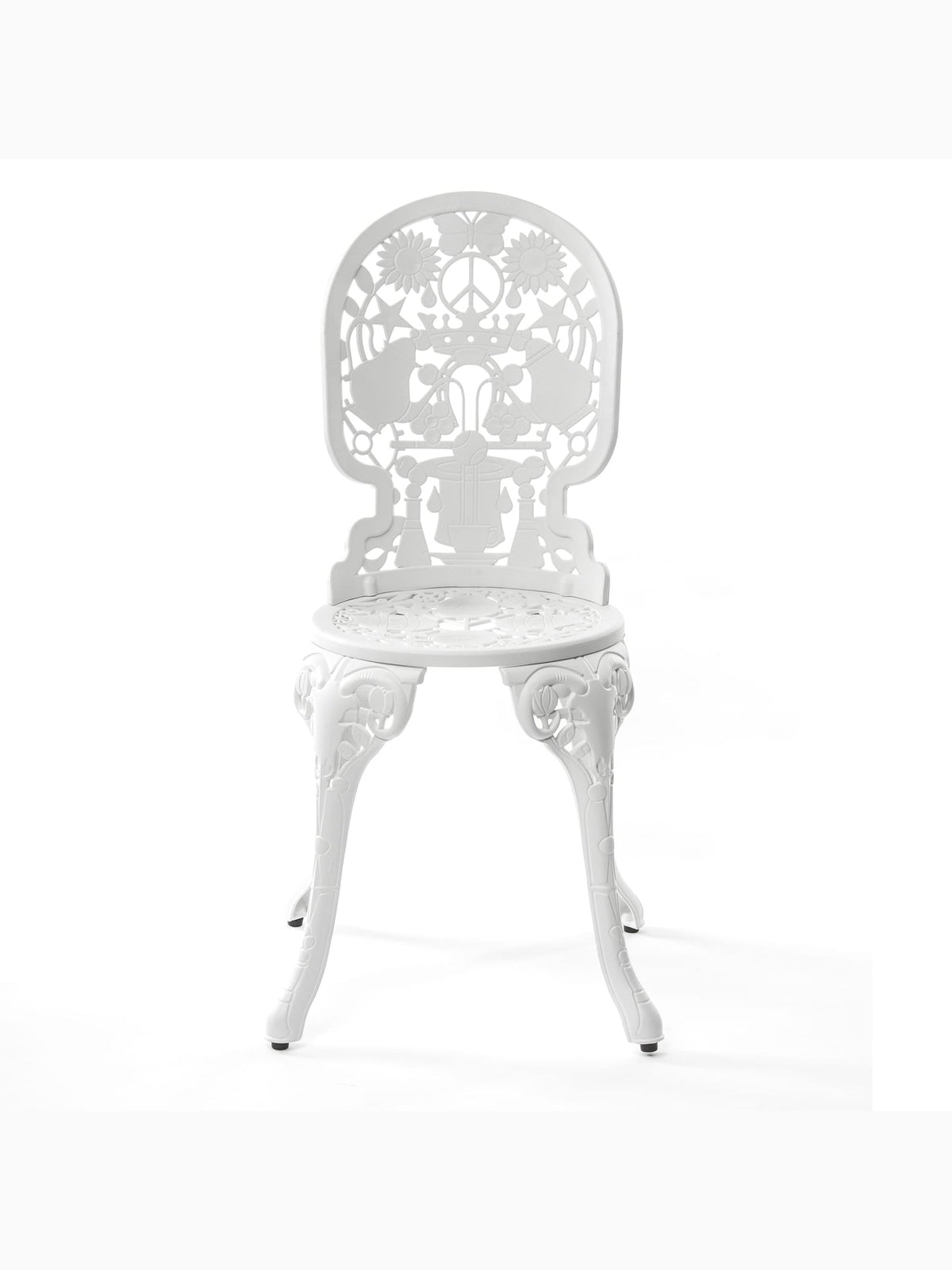 Industry Aluminium Chair, White, Seletti