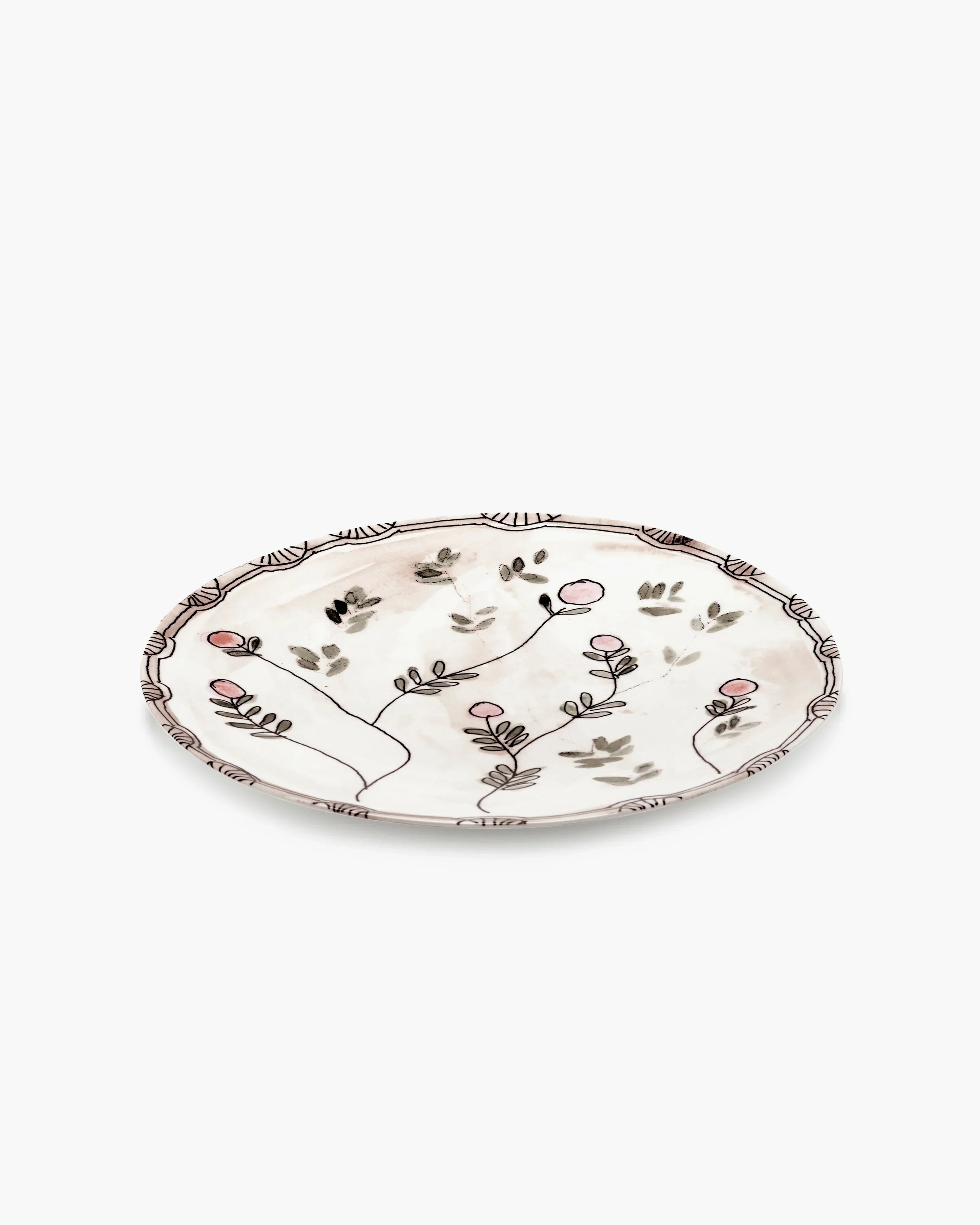 SERVING PLATE L MIRTILLO NUDE