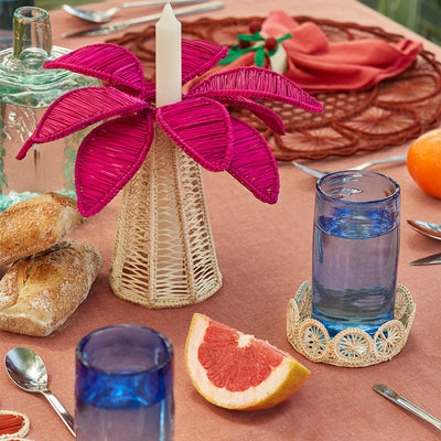 Palm Tree Candle Holder M, Coro Cora (2)