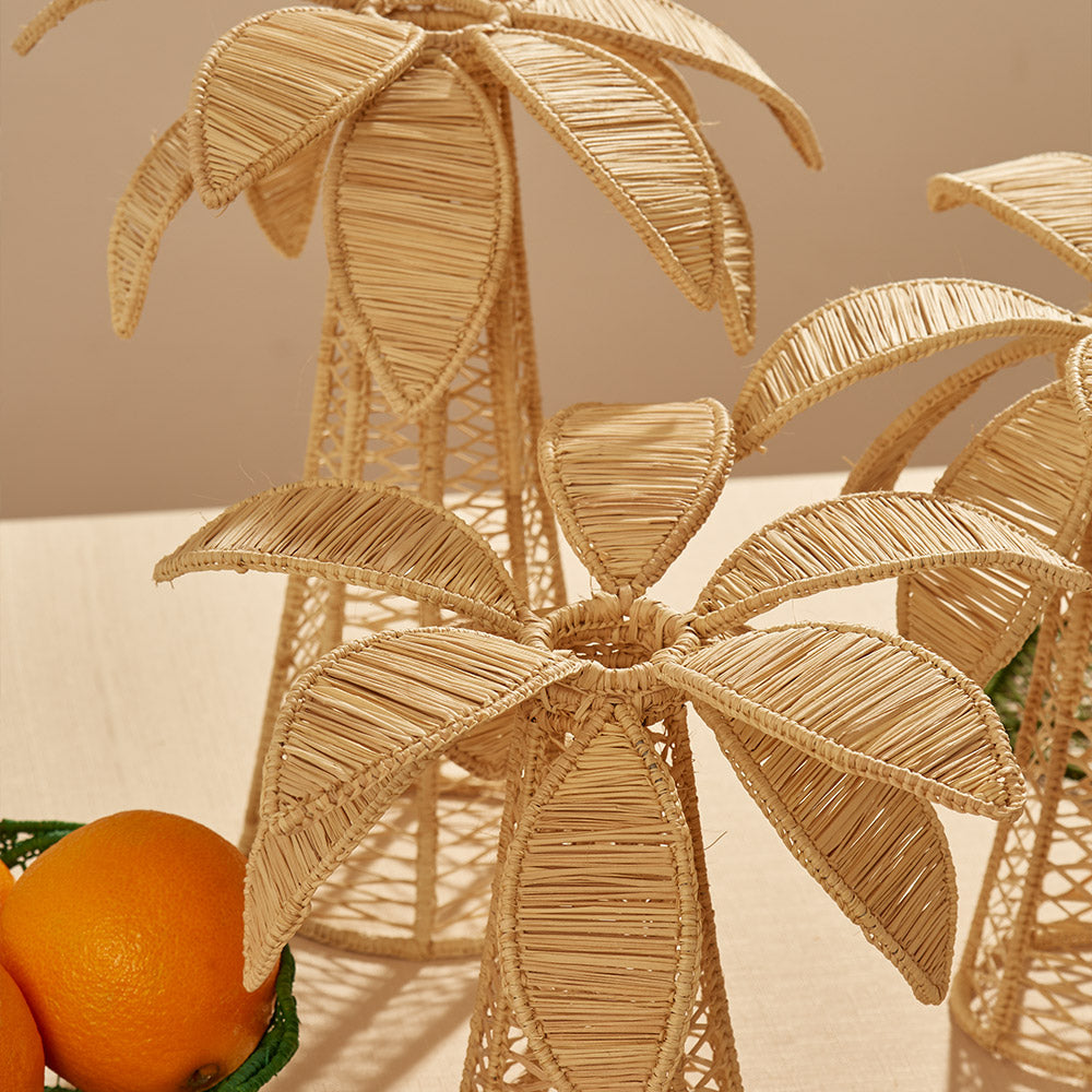 Palm Tree Candle Holder L, Coro Cora (2)