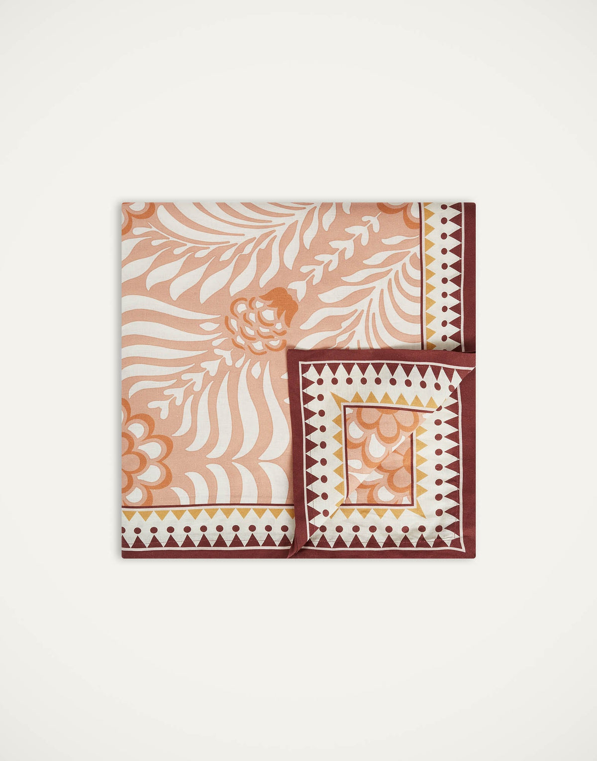 Tudor Large Tablecloth, Pink, La DoubleJ