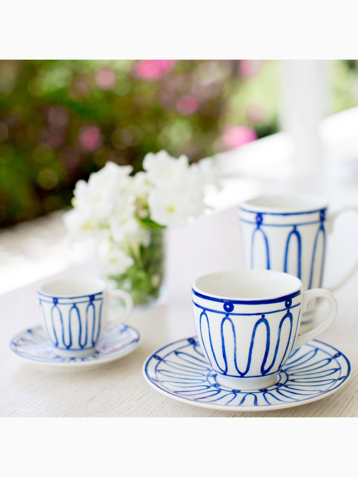 Kyma Espresso Cup with Saucer, Blue, Themis Z (2)