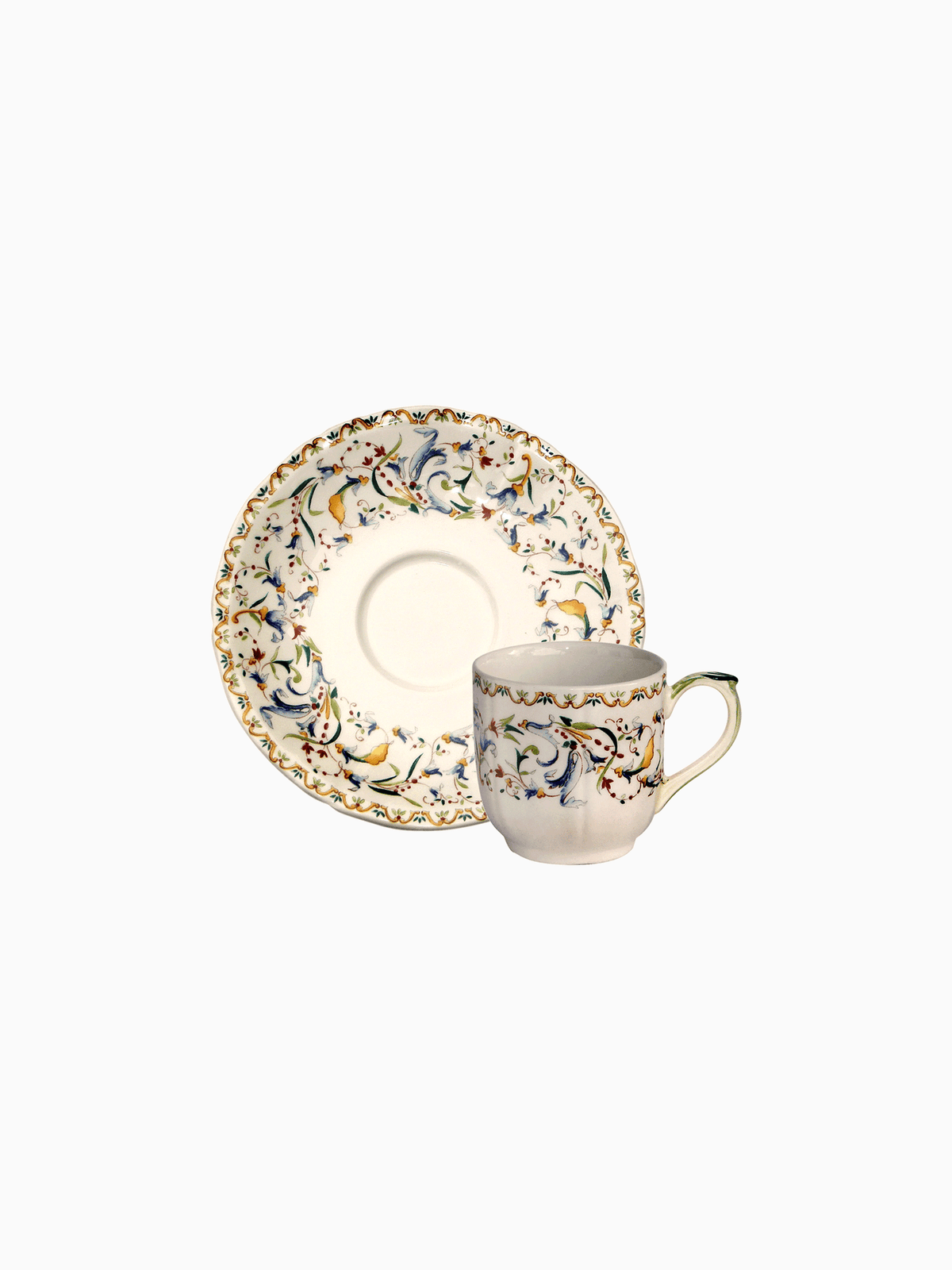 Toscana Espresso Cups & Saucers (Set of 2), Gien