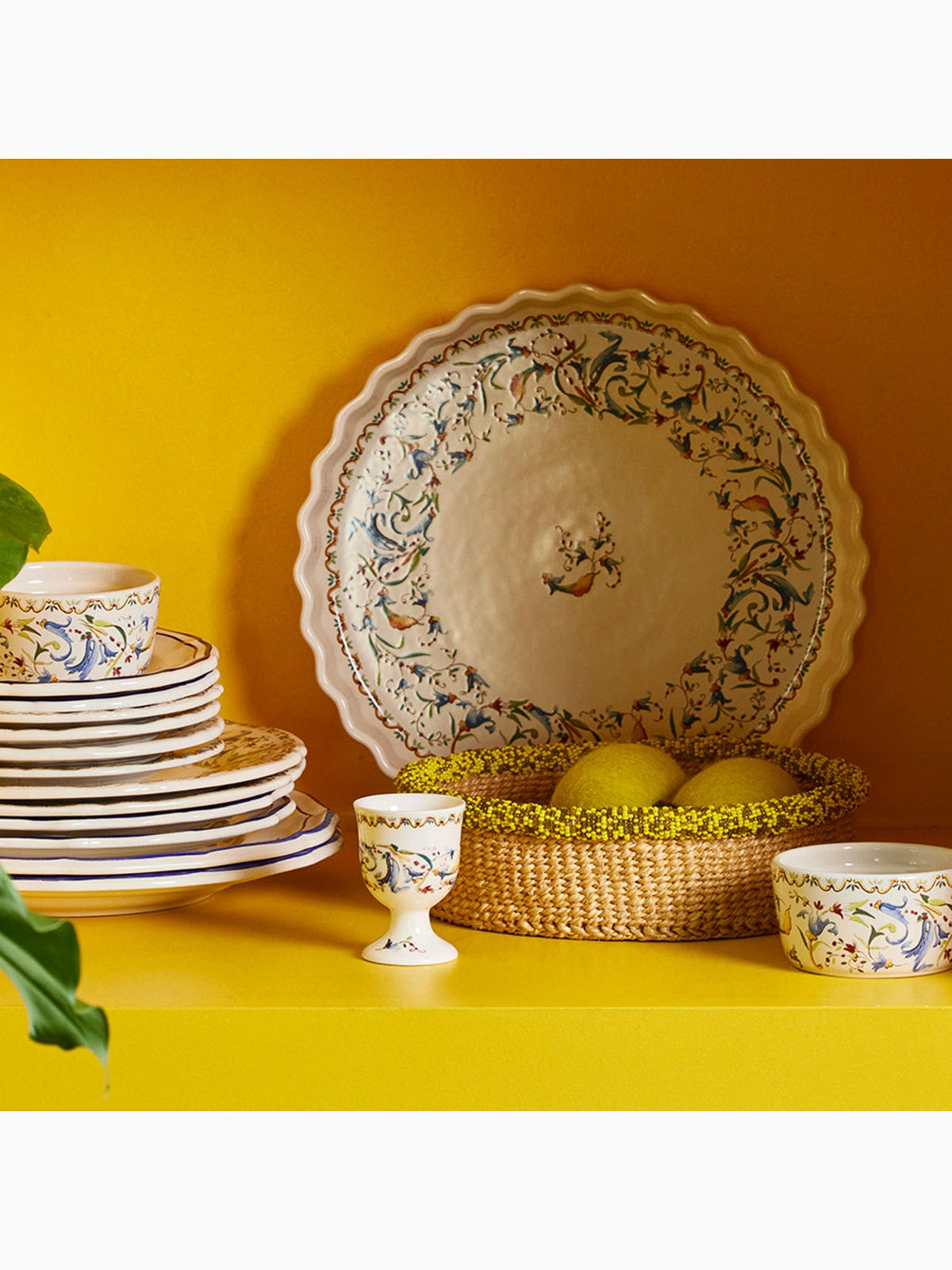 Toscana Square Fruit Dish, Gien (2)