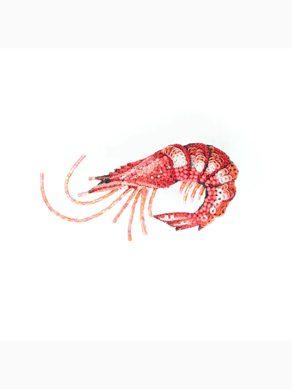 True Shrimp Brooch Pin, Trovelore