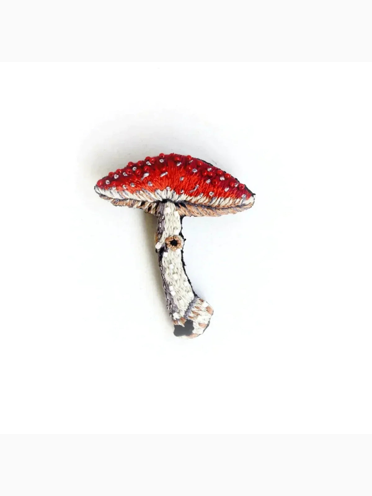 Fly Amanita Mushroom Brooch Pin, Trovelore