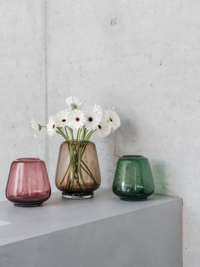 Kuro Smooth Vase Small, Moss, XLBoom (3)