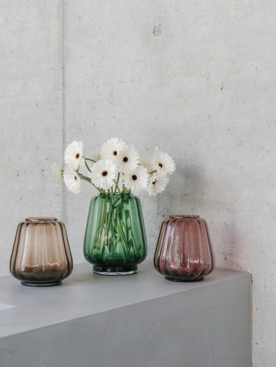 Kuro Wave Vase Small, Moss, XLBoom (3)