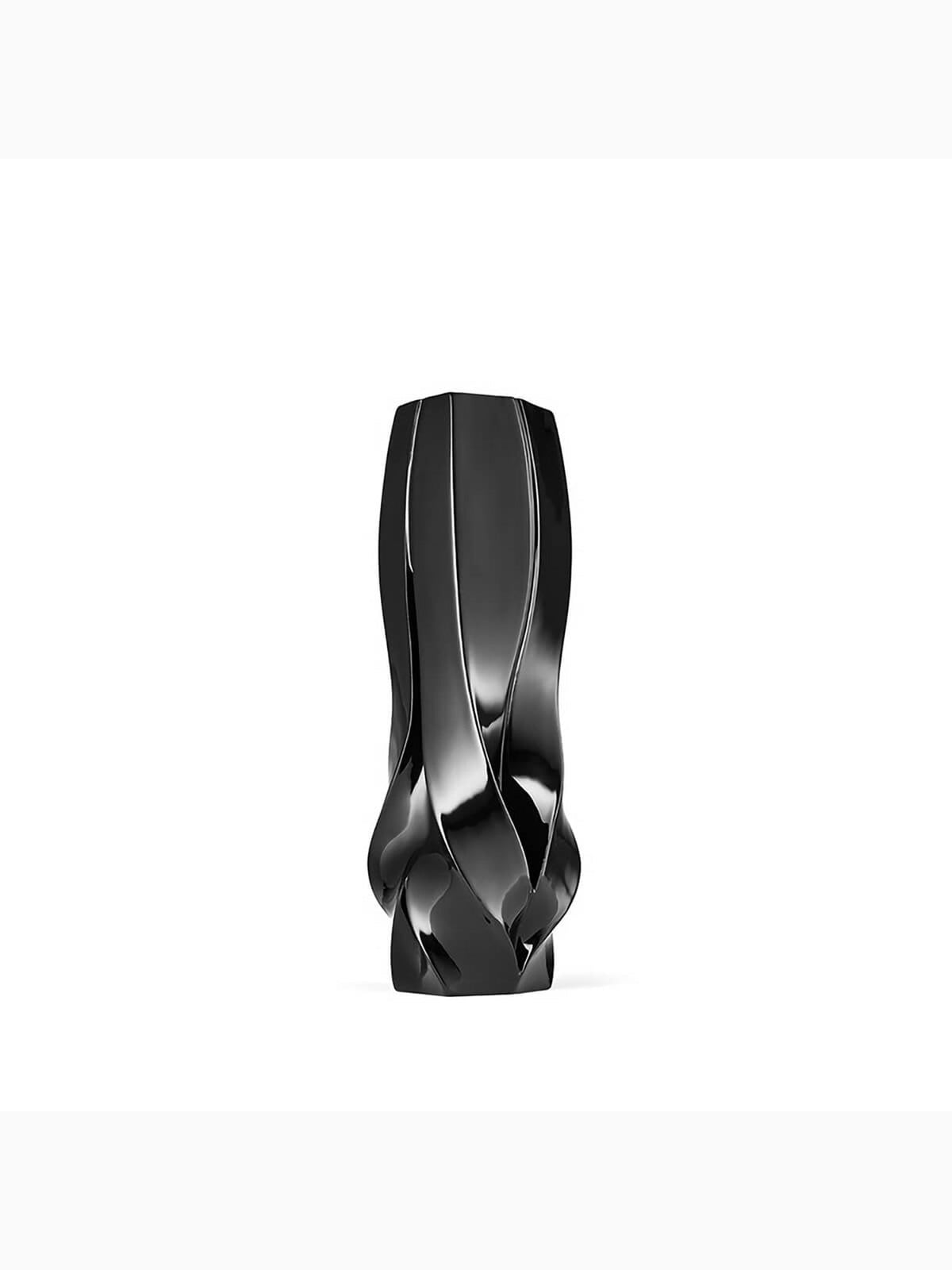 Braid Vase Small, Black, Zaha Hadid Design (3)