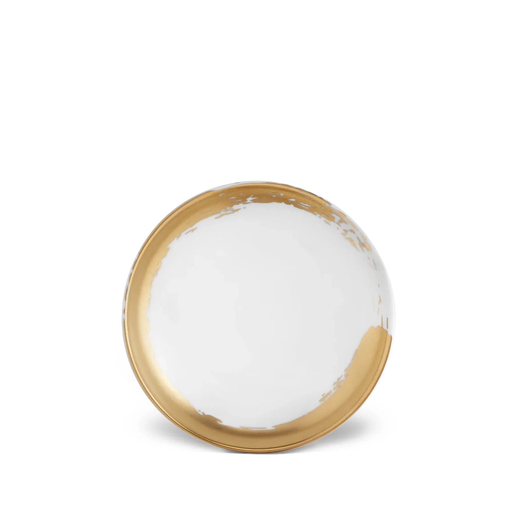 ZEN WHITE+GOLD SAUCE DISH