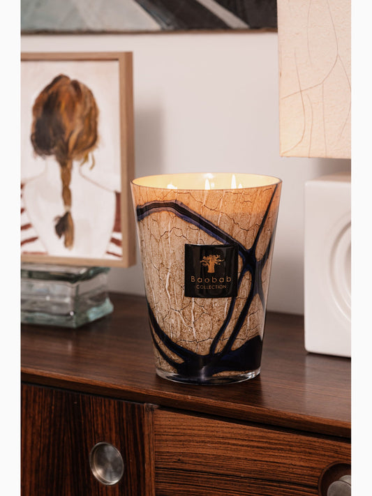 Stones Lazuli Scented Candle, Max 10, Baobab Collection (2)
