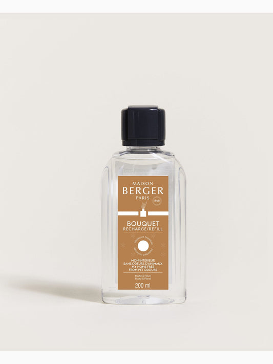 Mon Intérieur Sans Odeurs d'Animaux Bouquet Refill 200 ml, Lampe Berger