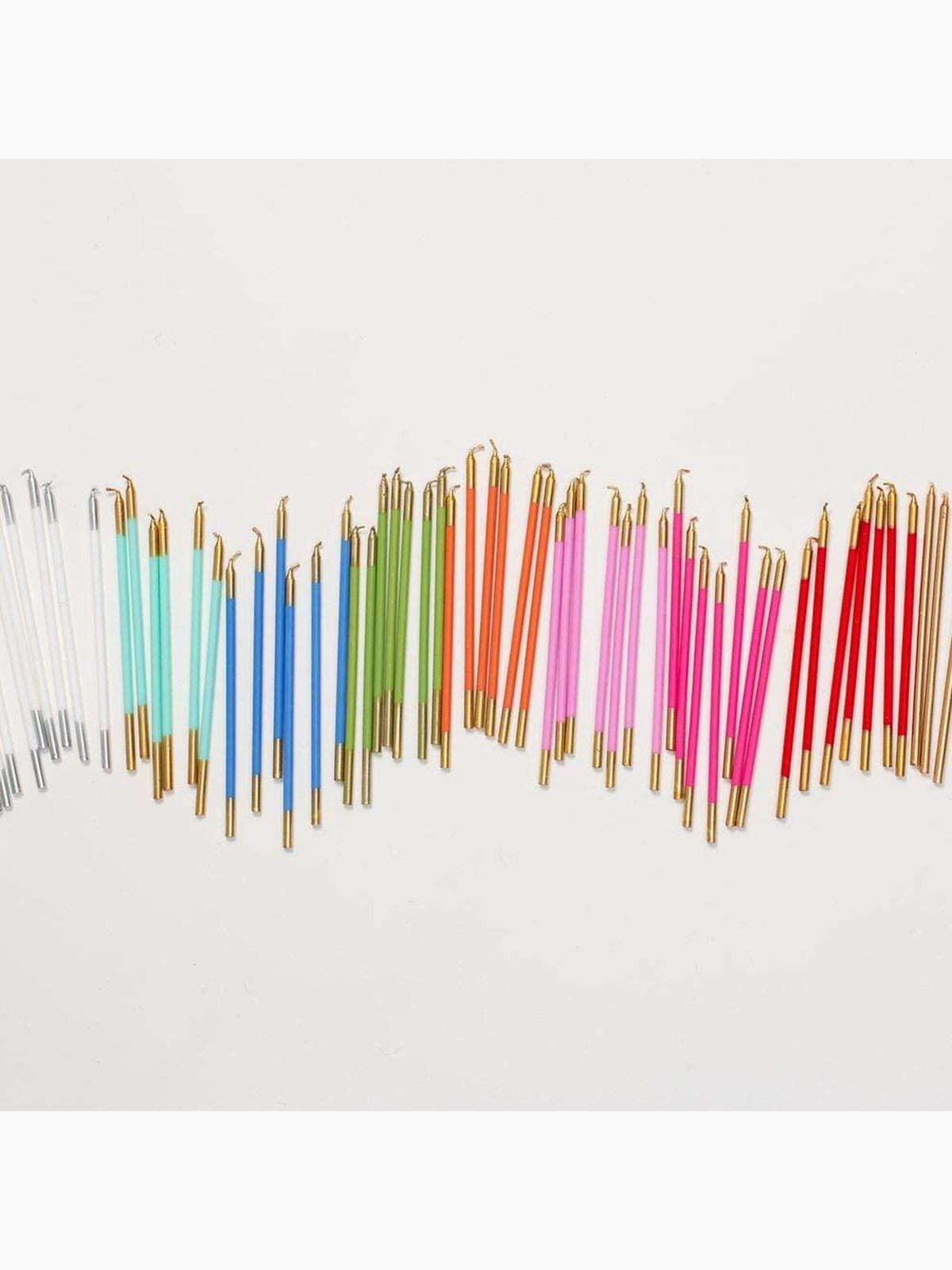 Slim Birthday Candles, Gold, Caspari (3)