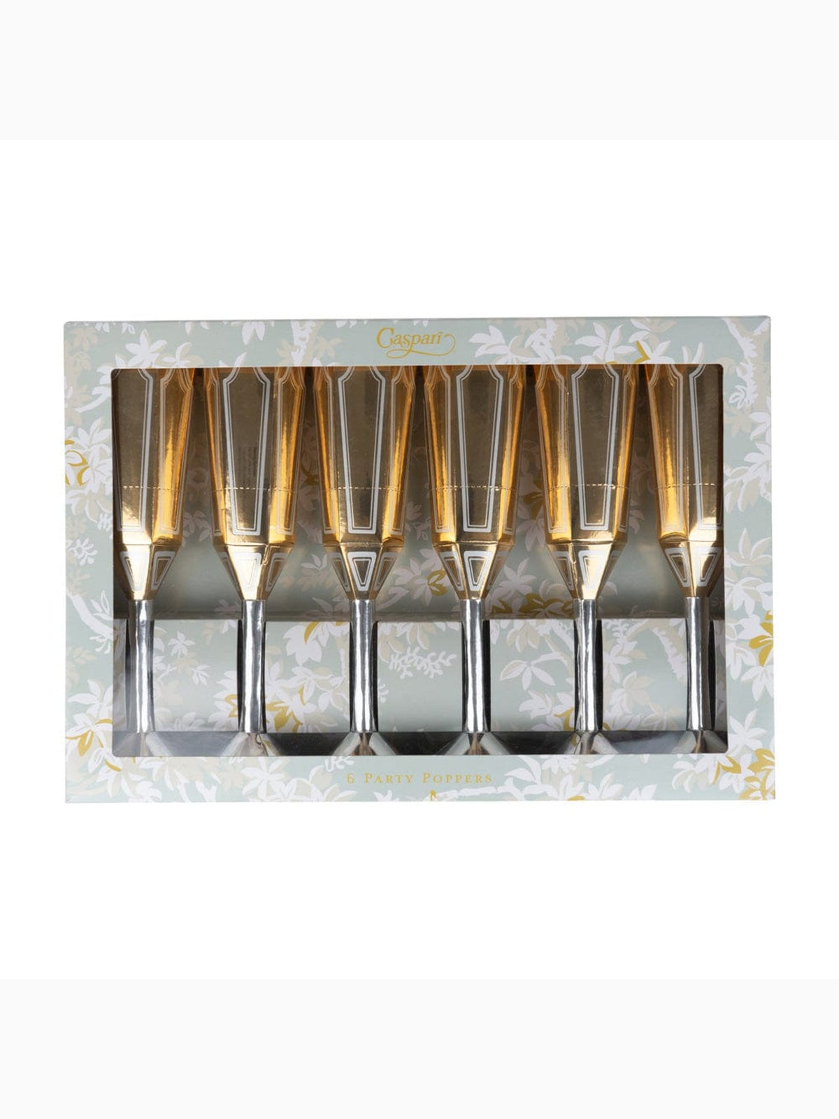 Sparkling Flutes Party Poppers, Caspari
