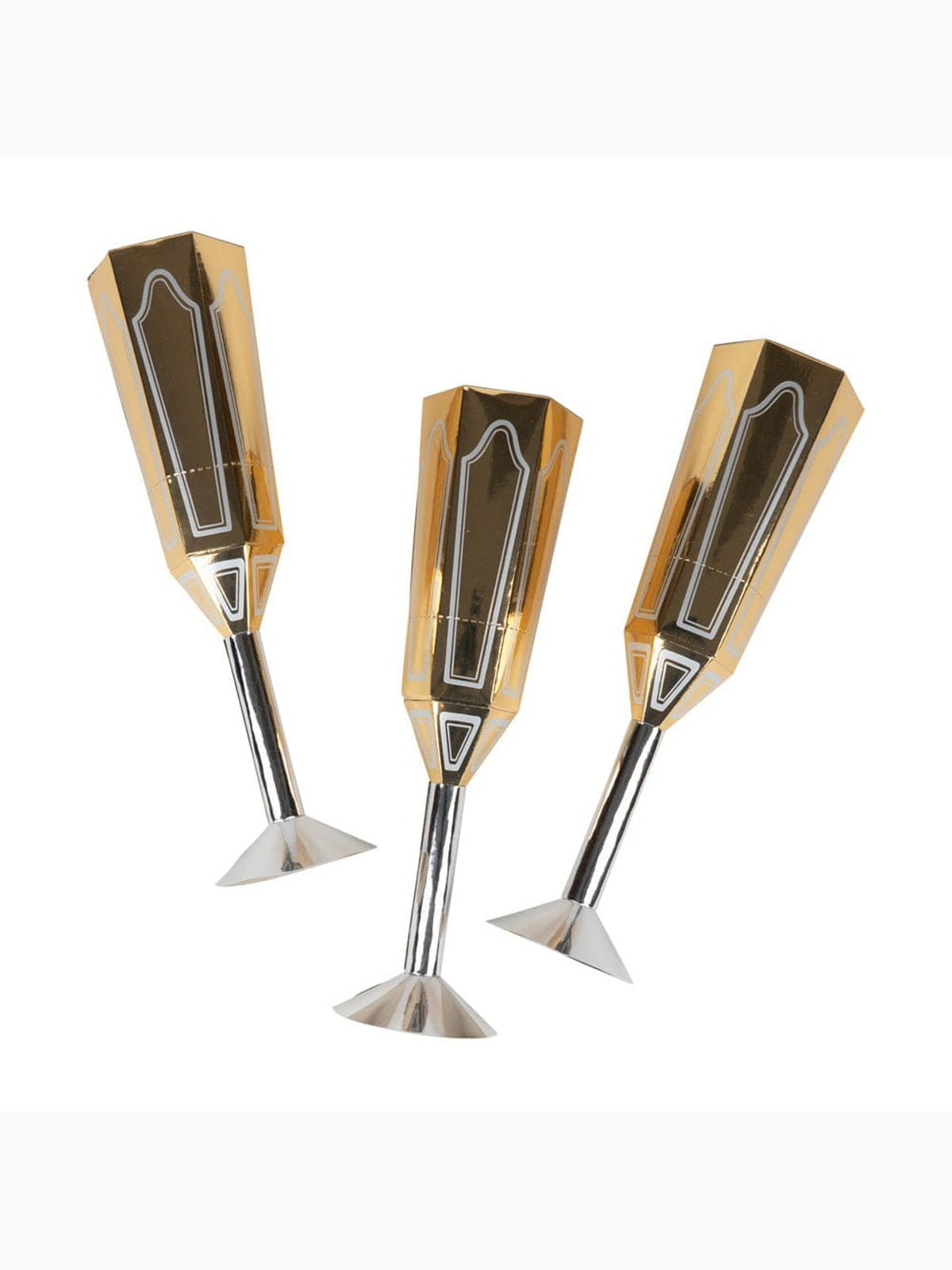 Sparkling Flutes Party Poppers, Caspari (4)