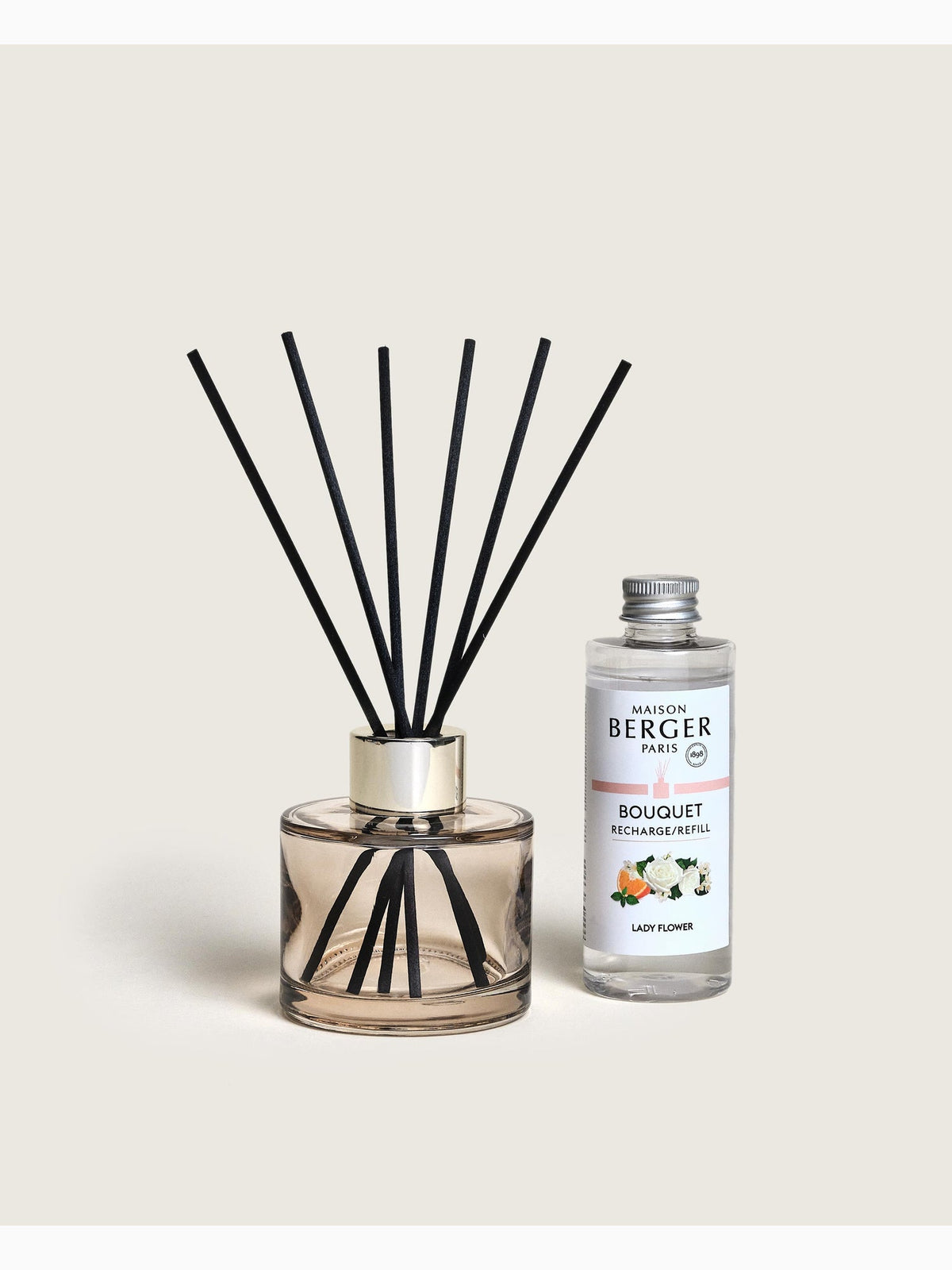 Eternity Mini Diffuser and Candle Duo, Nude, Lampe Berger (2)