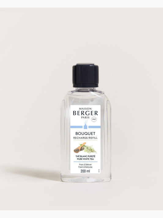 Thé Blanc Pureté Bouquet Refill 200 ml, Lampe Berger