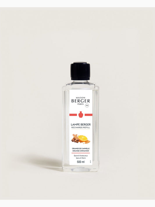 Orange de Cannelle Lamp Refill 500 ml, Lampe Berger