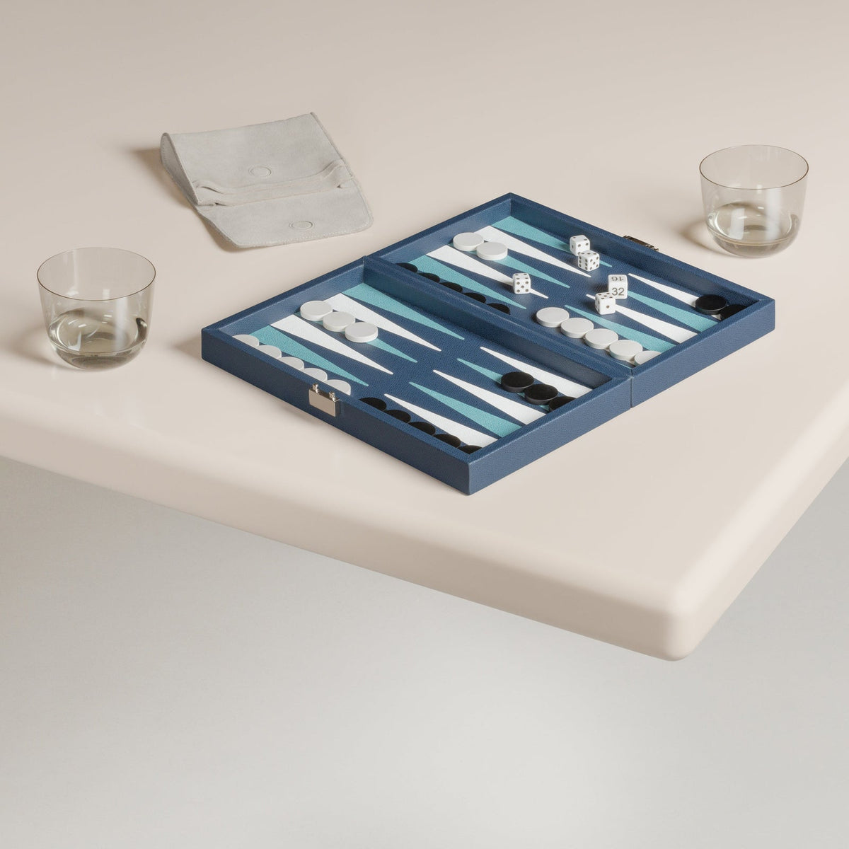 Phileas Miniature Travel Backgammon Set, Giobagnara (2)