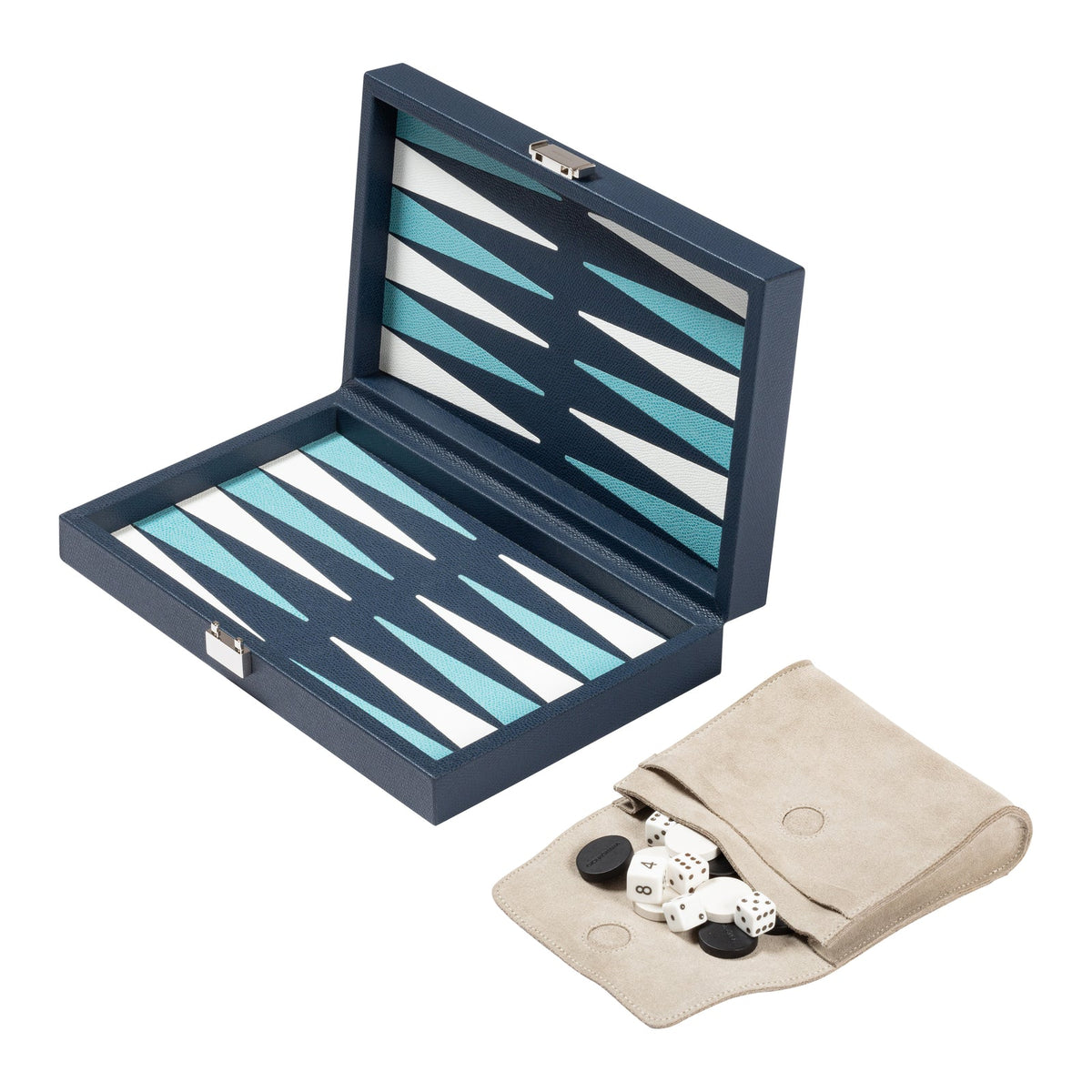 Phileas Miniature Travel Backgammon Set, Giobagnara (5)