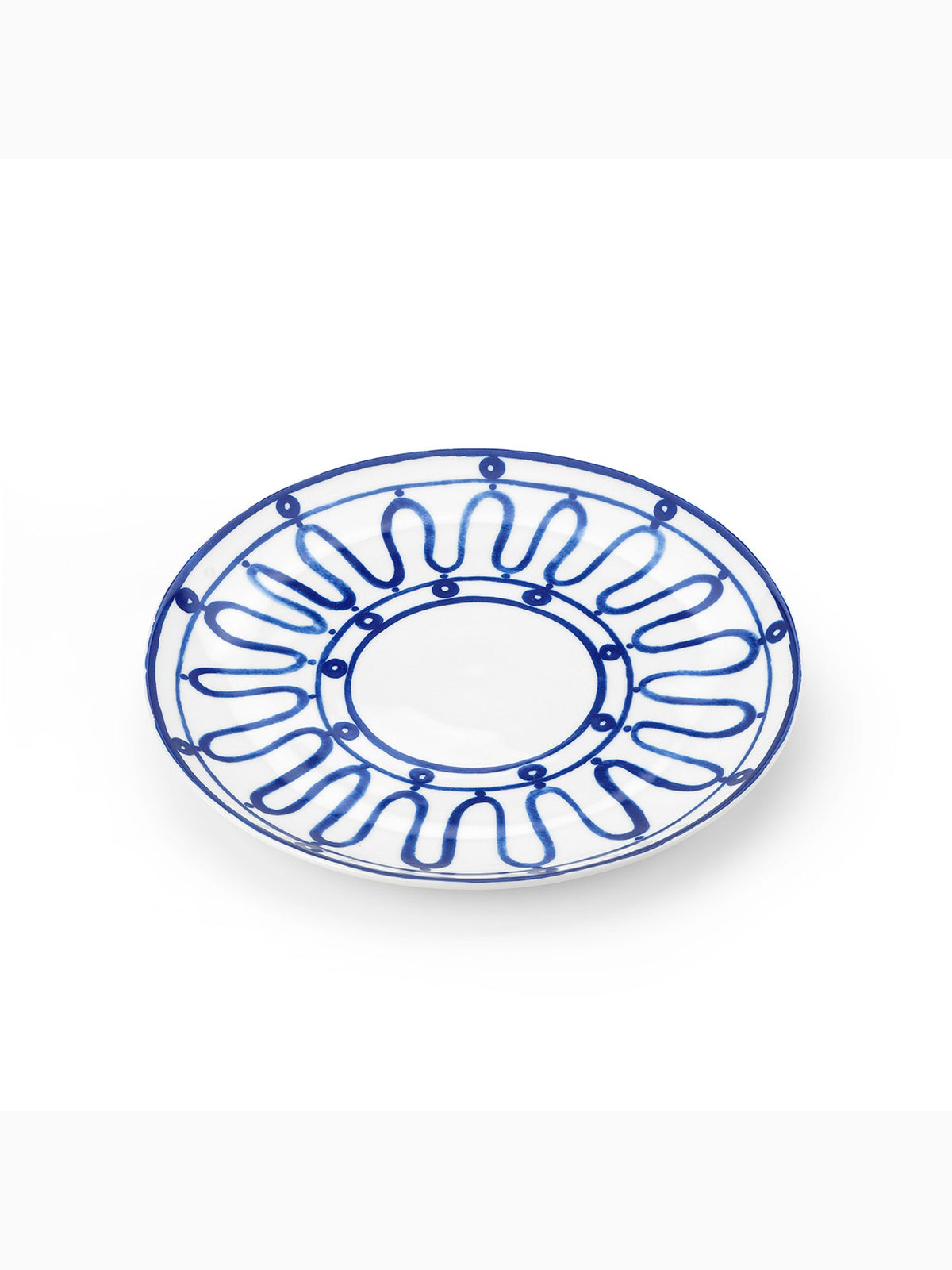 Kyma Dinner Plate, Blue, Themis Z