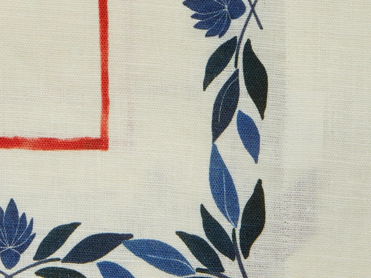 Wildbird Linen Tablecloth L, Blue, La DoubleJ (3)