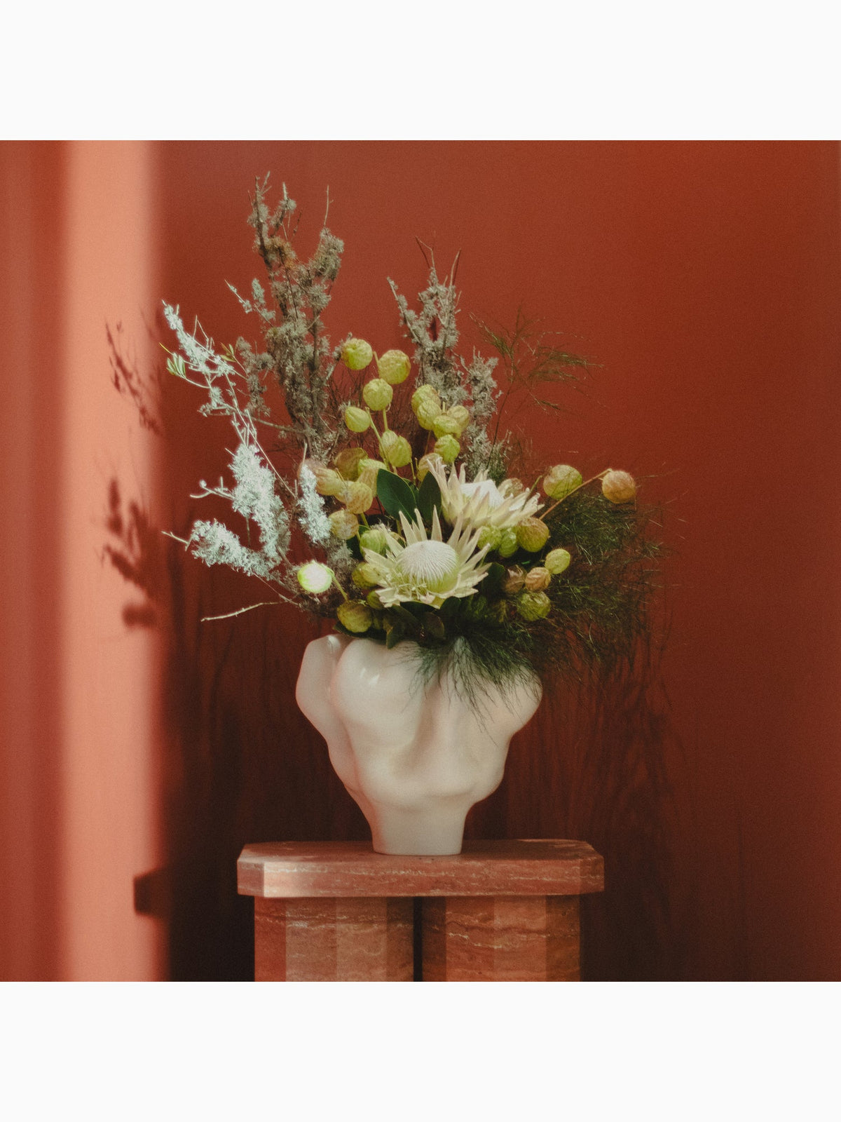 Timna Vase Extra Short, Latte, L'Objet (2)