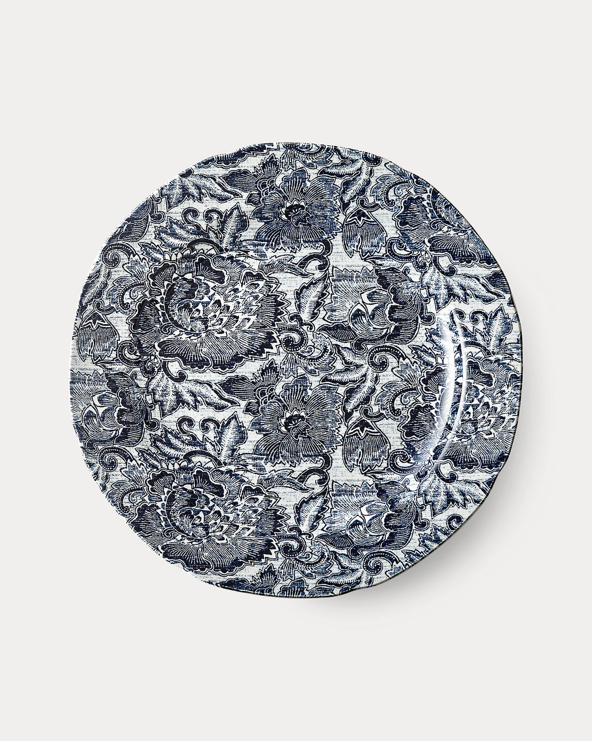 Faded Peony Dinner Plate, Indigo, Ralph Lauren Home