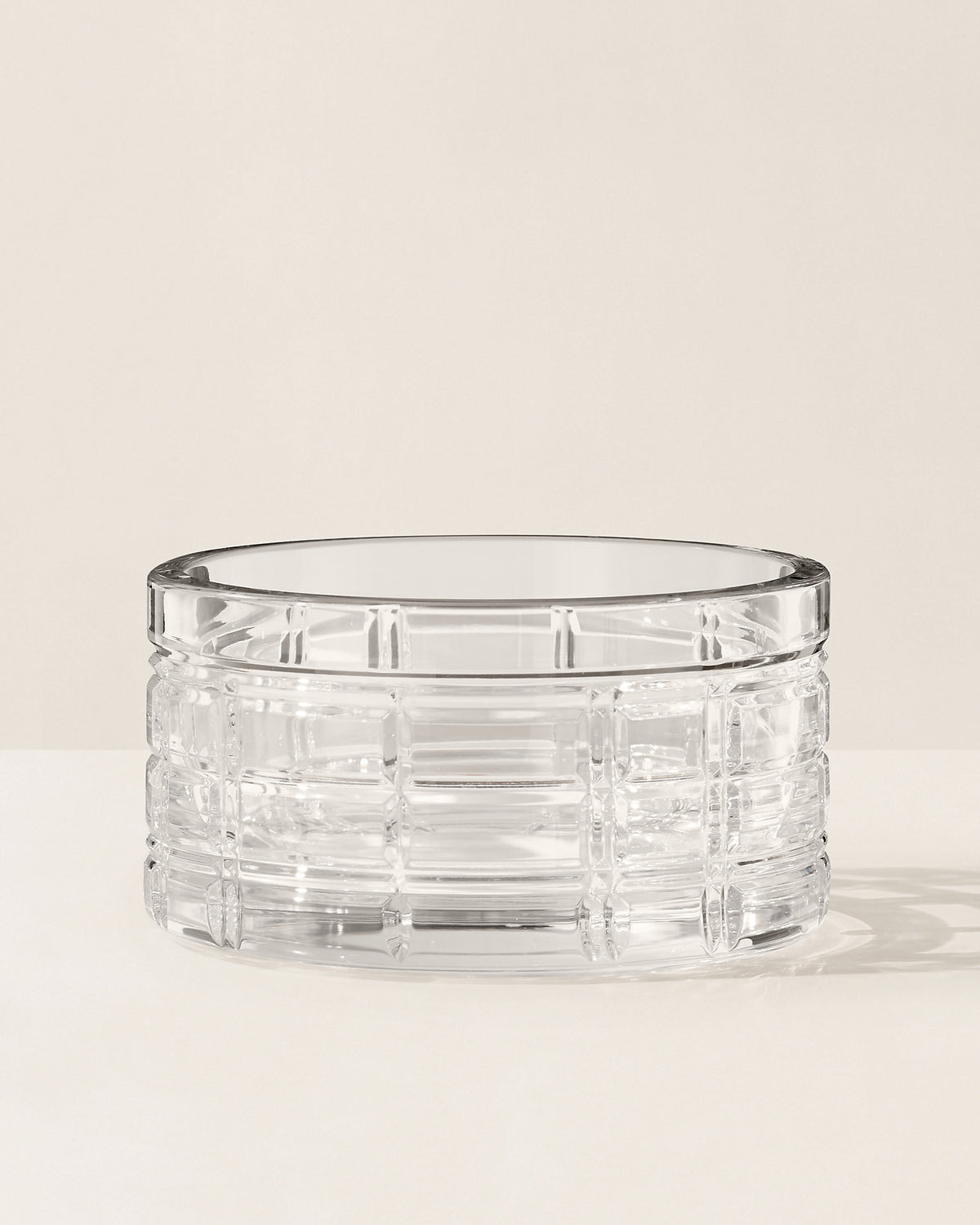 Hudson Plaid Nut Bowl, Clear, Ralph Lauren Home