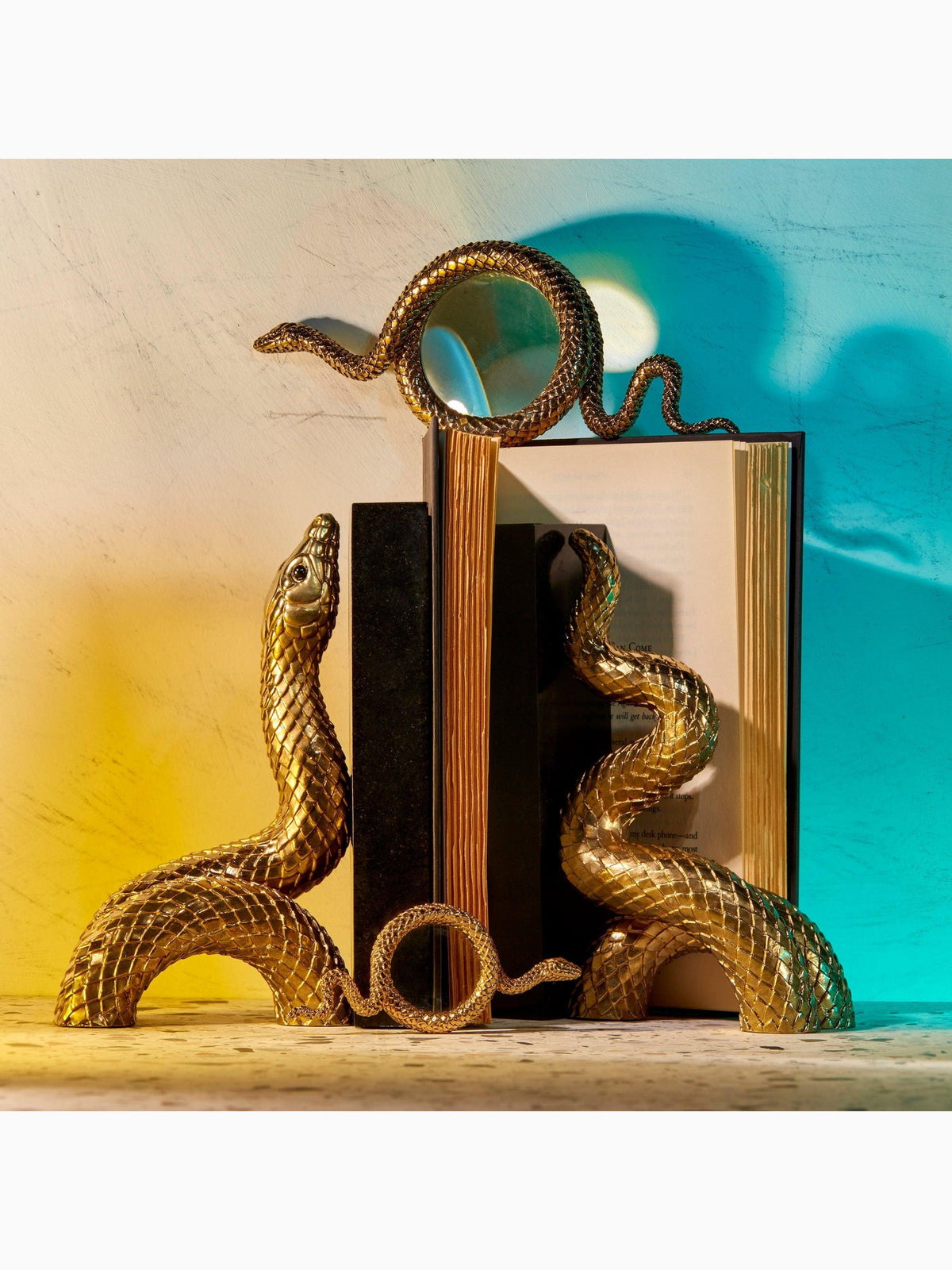 Snake Magnifying Glass S, Gold, L'Objet (2)