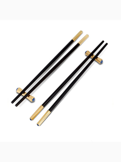 Zen Chopsticks and Rests, Set of 2 Pairs, L'Objet